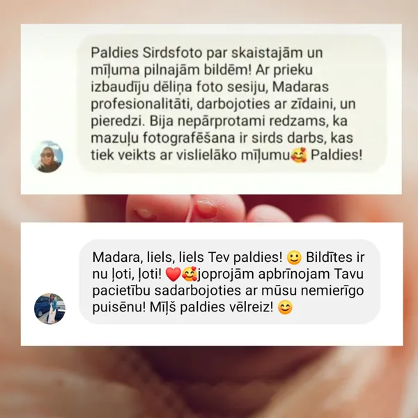 jaundzimušo fotogrāfs fotosesija atsauksmes