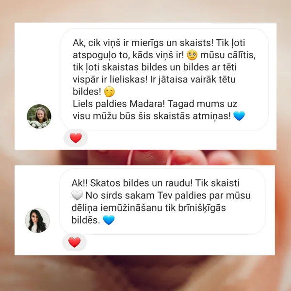 jaundzimušo fotogrāfs fotosesija atsauksmes