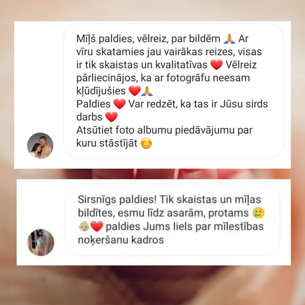 jaundzimušo fotogrāfs fotosesija atsauksmes